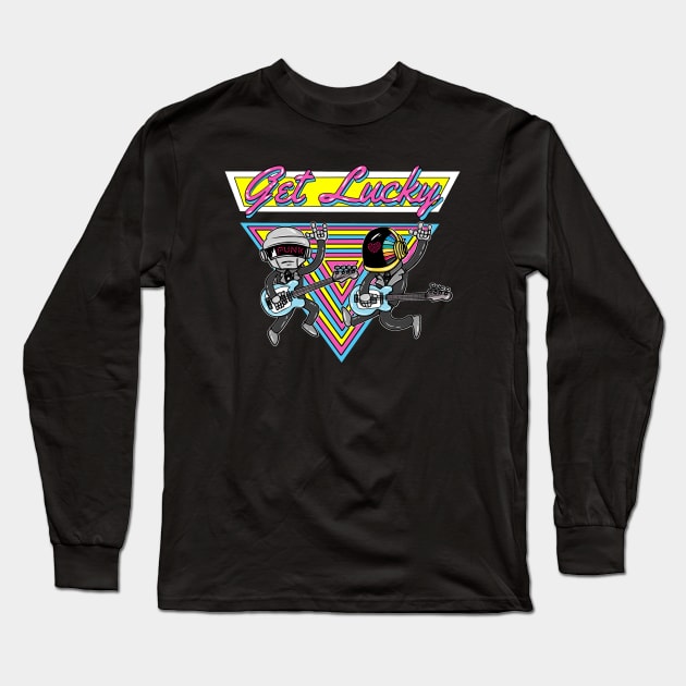 Get Lucky Long Sleeve T-Shirt by KakenC